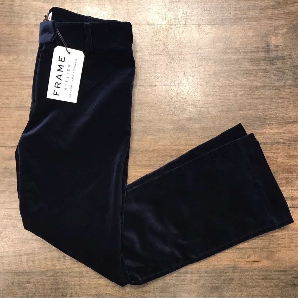 Frame Atelier Velvet Pants NWT